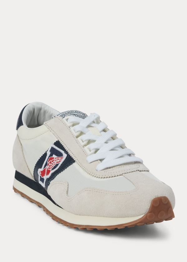 Zapatillas Polo Ralph Lauren Hombre Grises / Blancos - Train 90 - MRKIQ6049